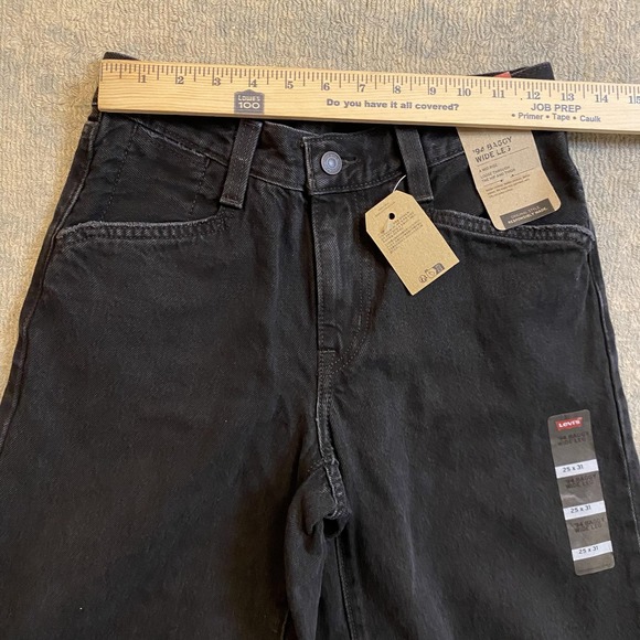 Levi's Black Wide Leg Jeans - Picture 6 of 14